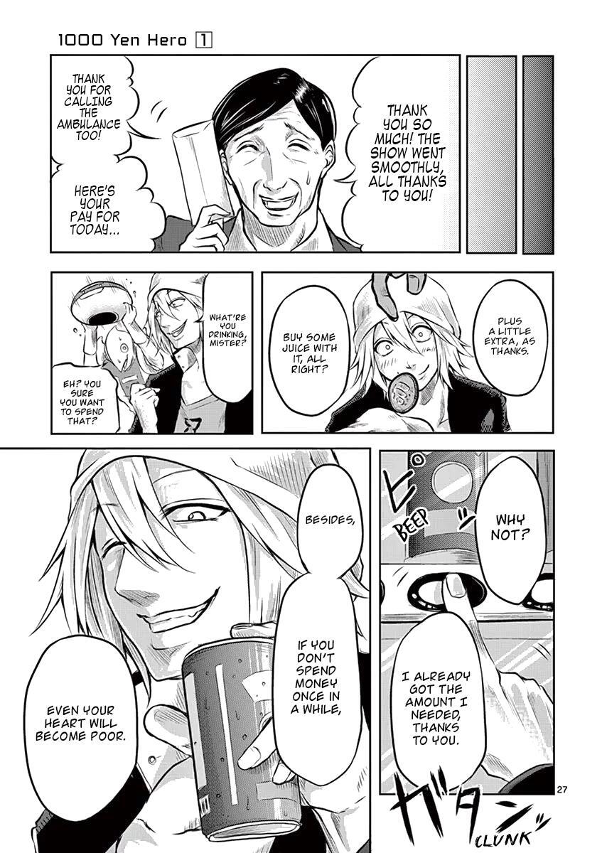 Read 1000 Yen Hero Manga Online