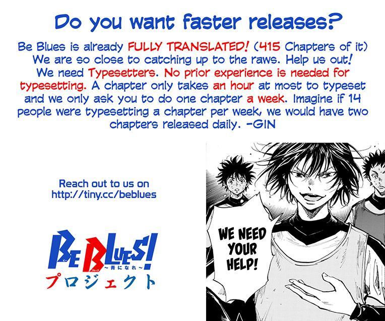 Read BE BLUES ~Ao ni Nare~ Manga Online