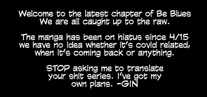 Read BE BLUES ~Ao ni Nare~ Manga Online