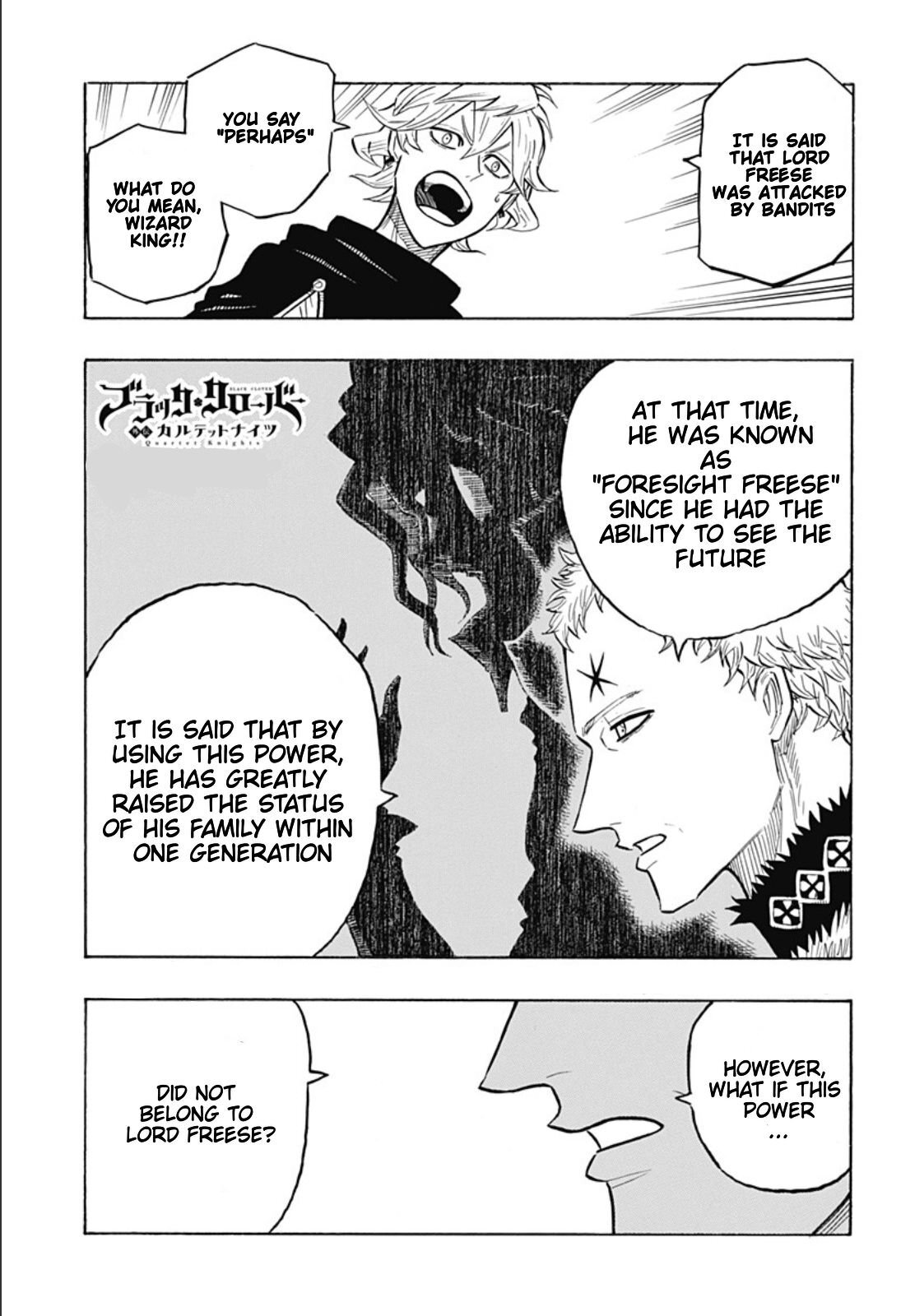Read Black Clover Side Story- Quartet Knights Manga Online