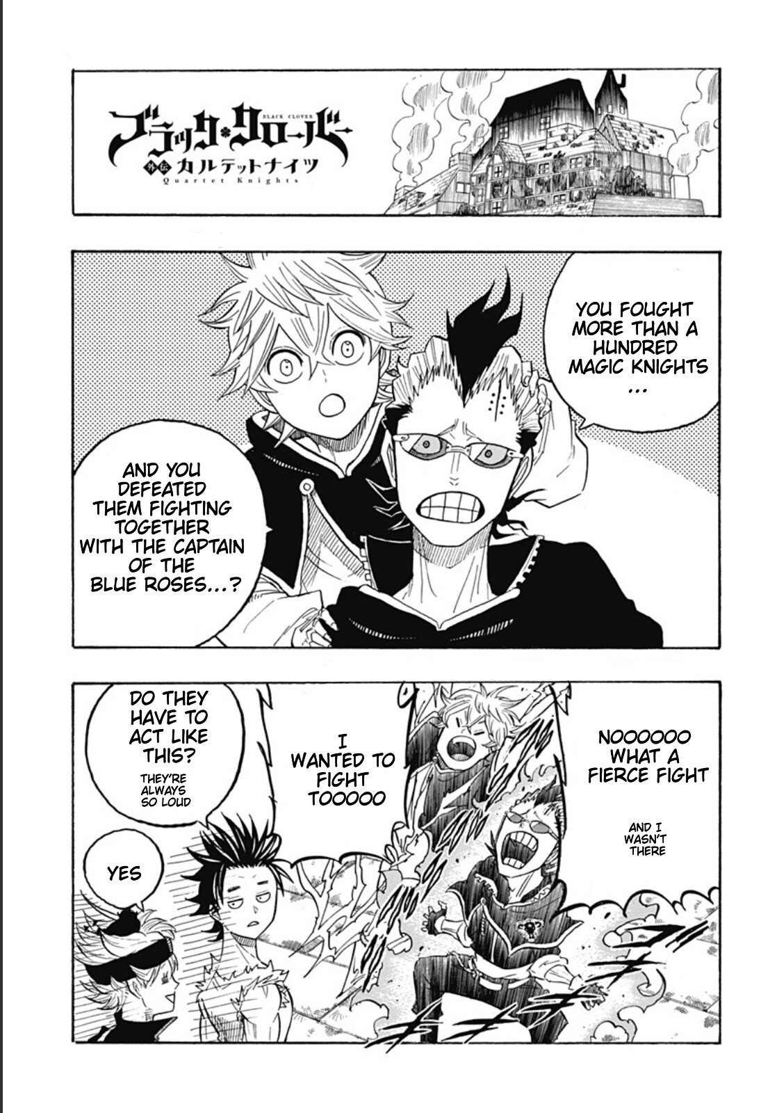 Read Black Clover Side Story- Quartet Knights Manga Online