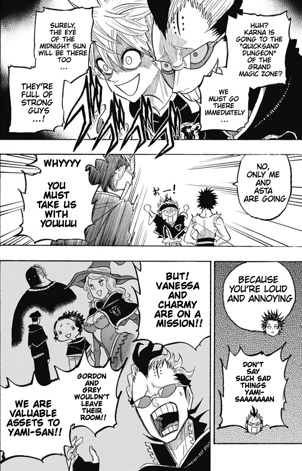 Read Black Clover Side Story- Quartet Knights Manga Online