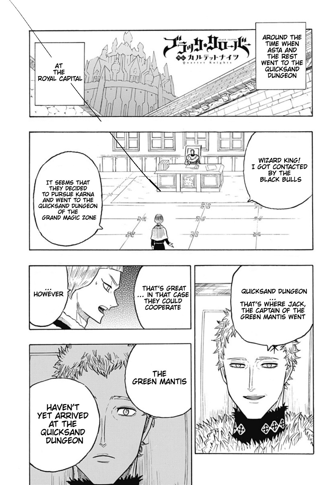 Read Black Clover Side Story- Quartet Knights Manga Online