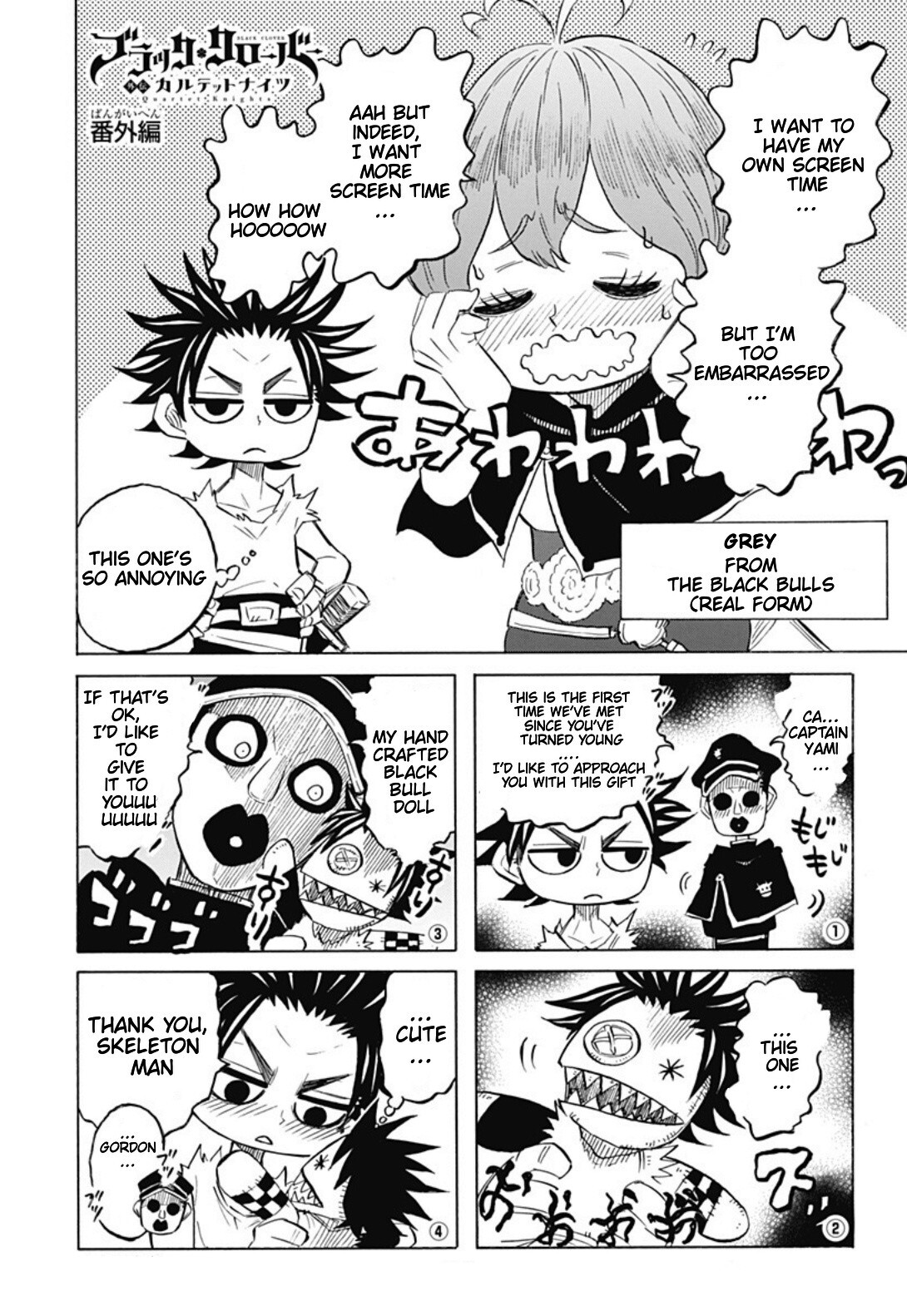Read Black Clover Side Story- Quartet Knights Manga Online