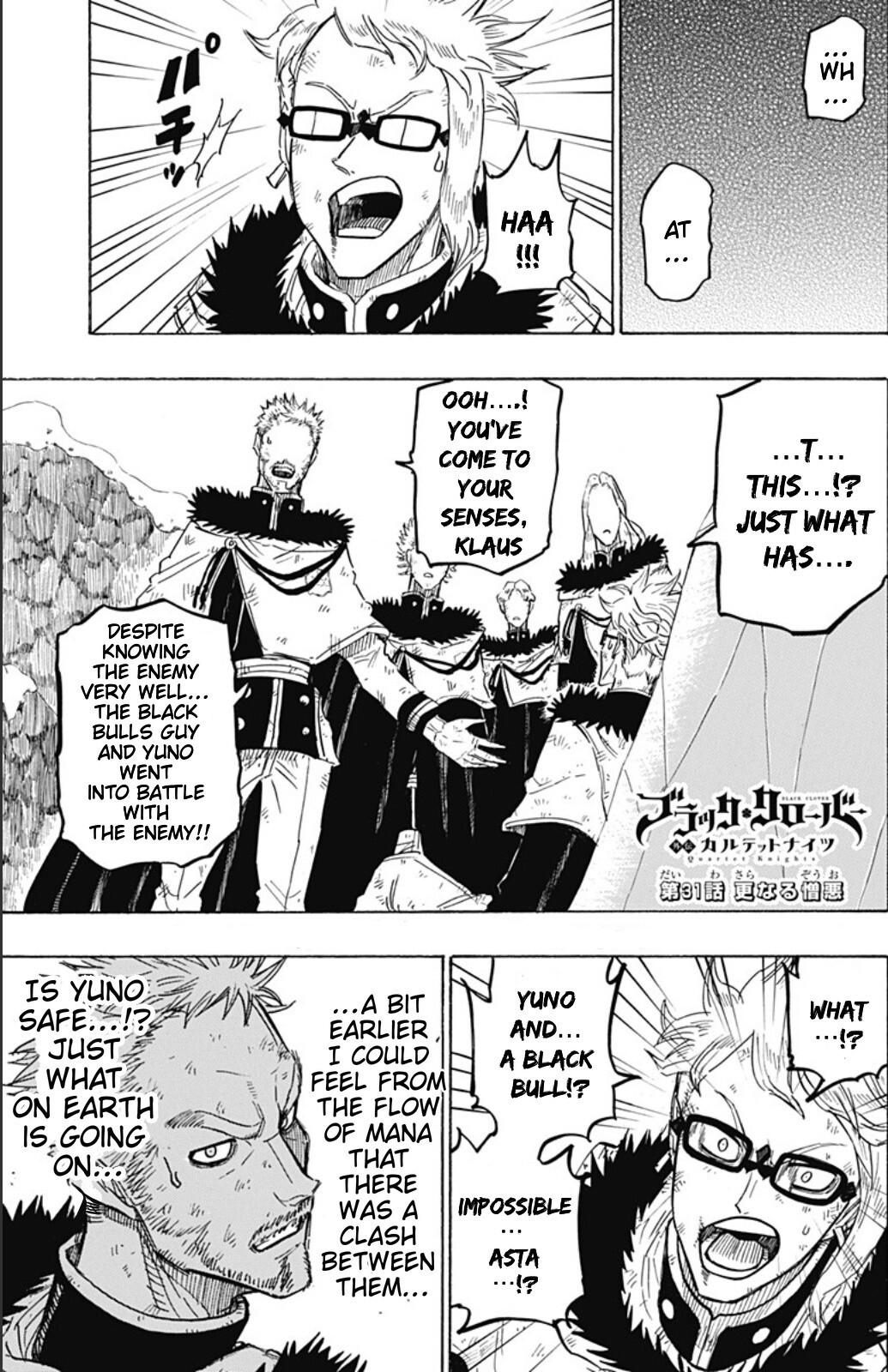 Read Black Clover Side Story- Quartet Knights Manga Online