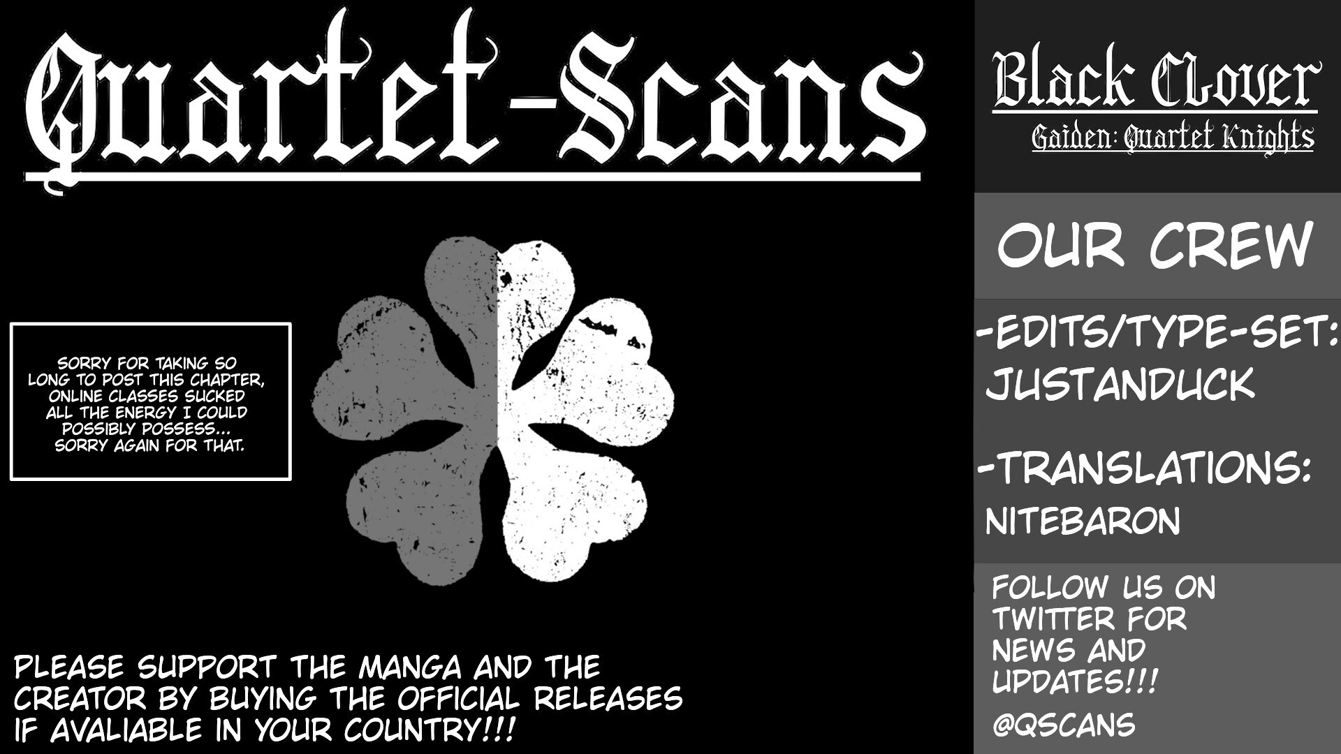 Read Black Clover Side Story- Quartet Knights Manga Online