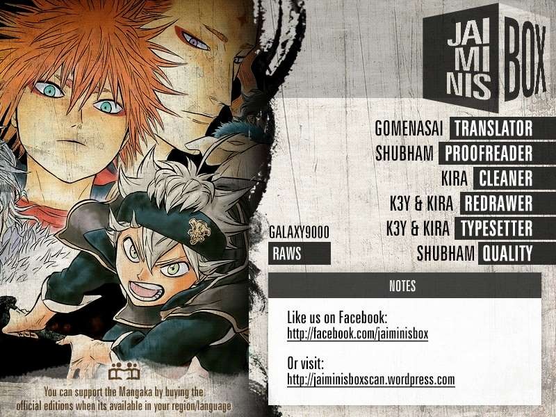 Read Black Clover Manga Online