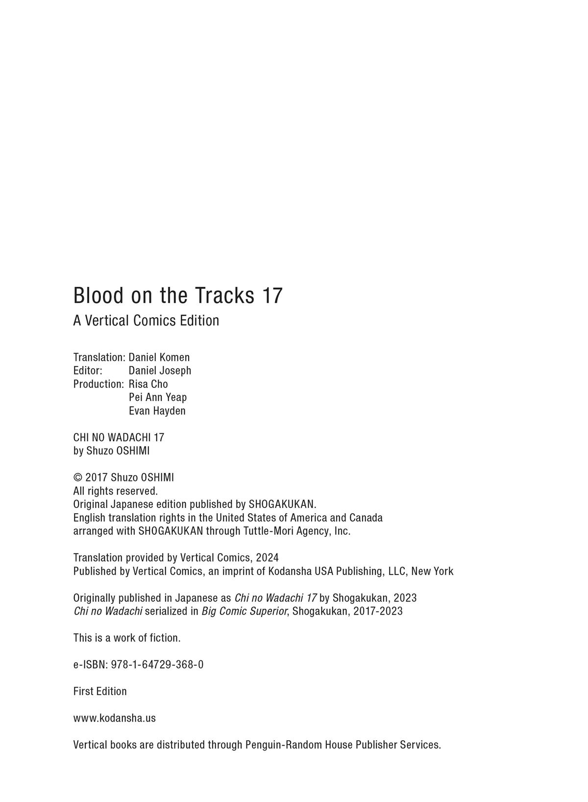 Read Blood on the Tracks Manga Online