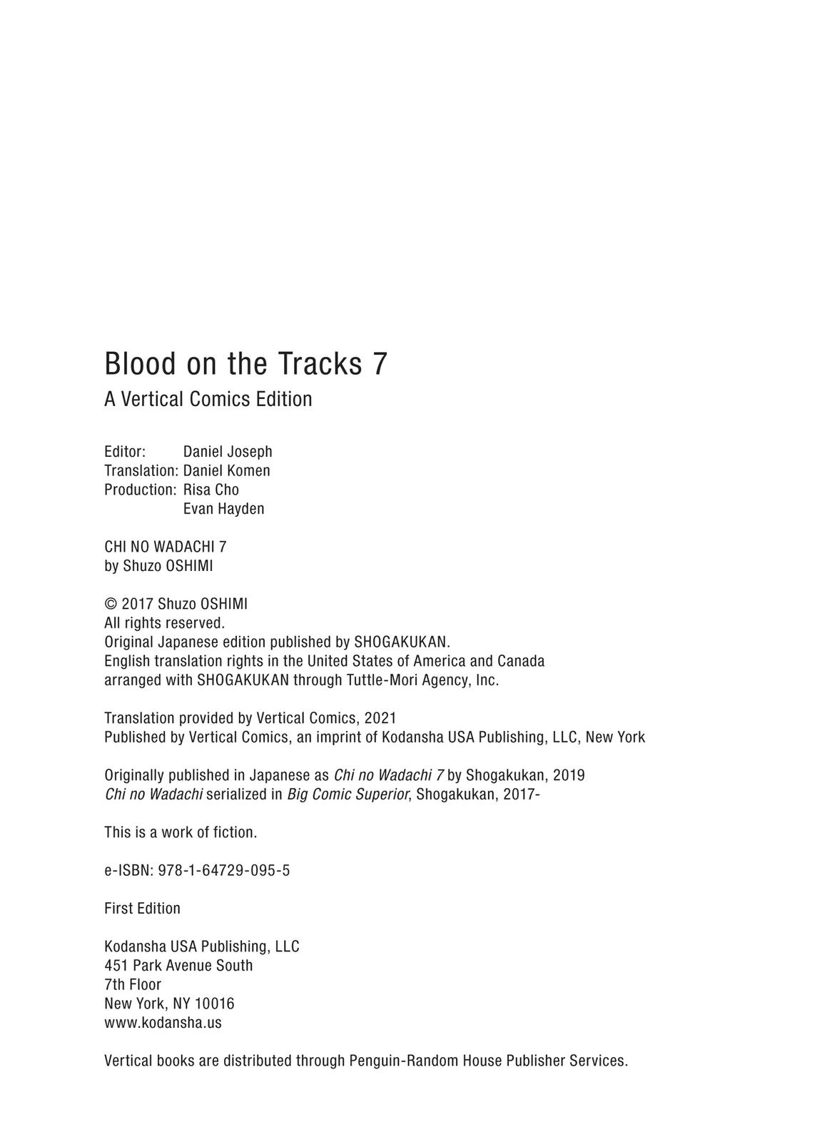 Read Blood on the Tracks Manga Online