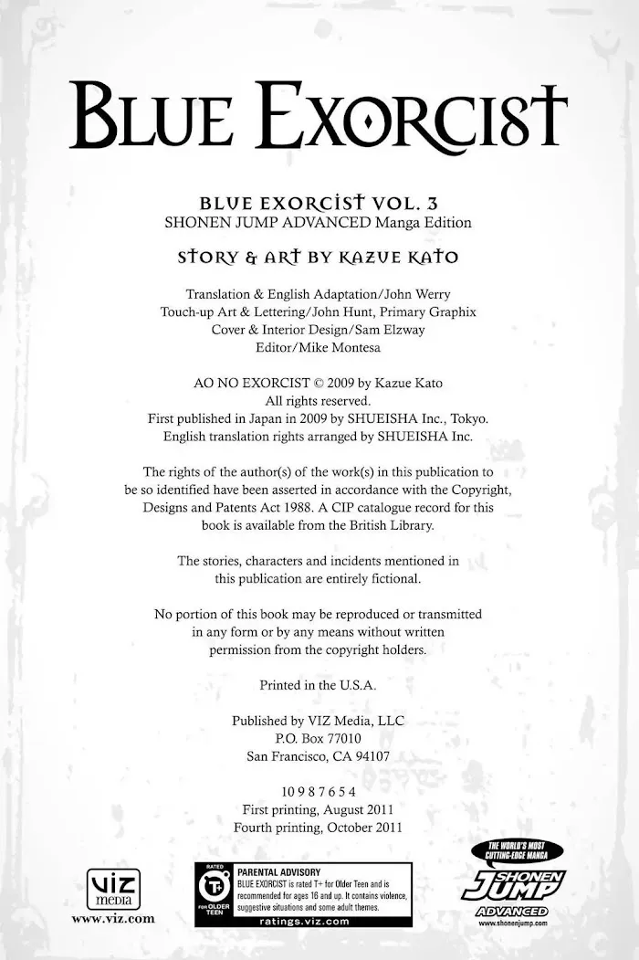 Read Blue Exorcist Manga Online