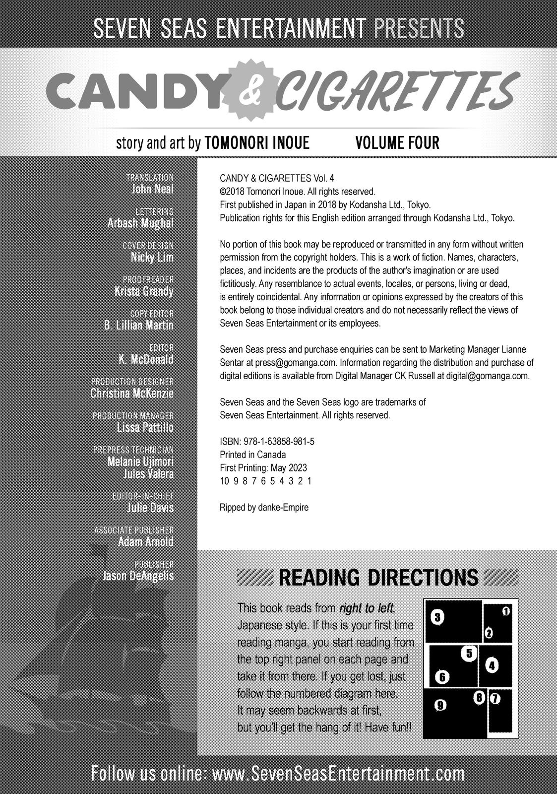 Read Candy & Cigarettes Manga Online