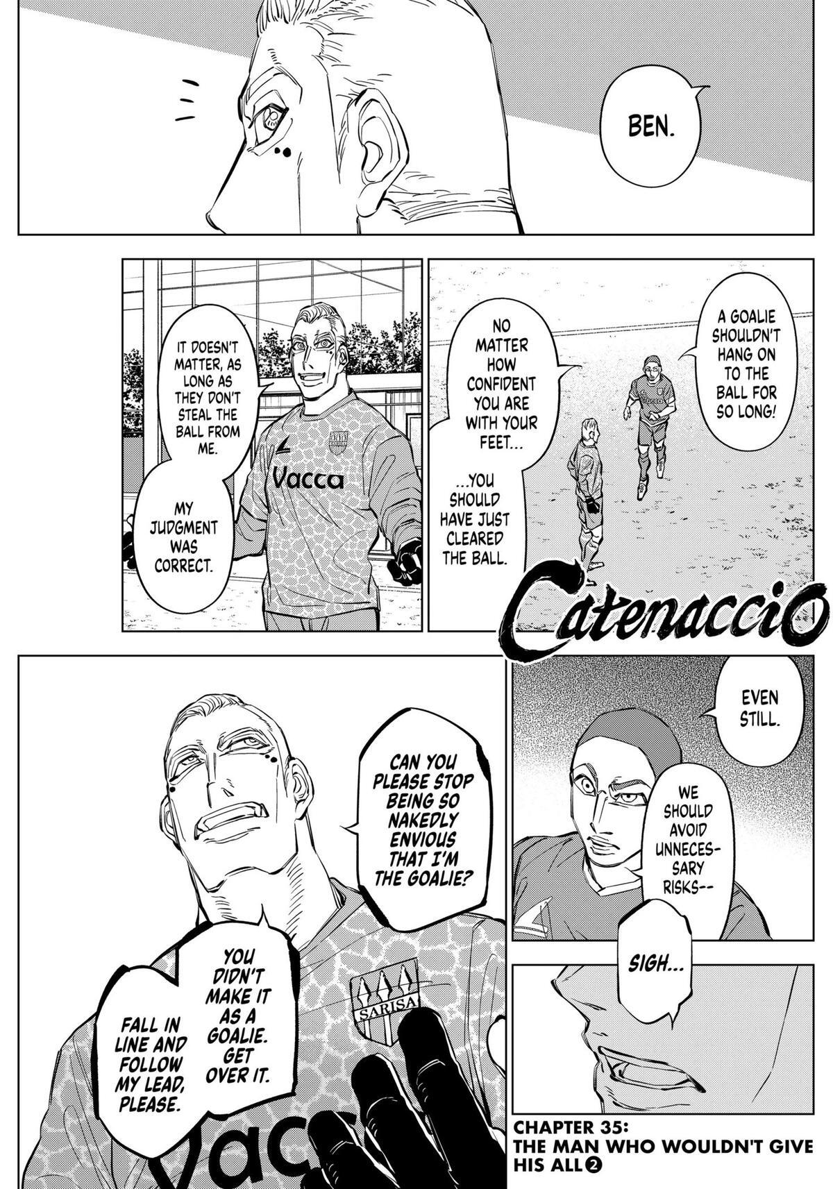 Read Catenaccio Manga Online