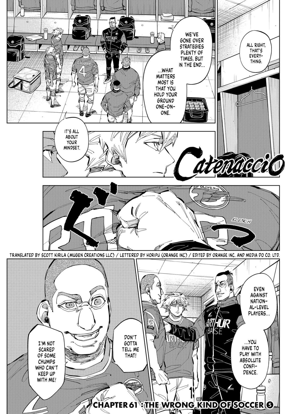 Read Catenaccio Manga Online