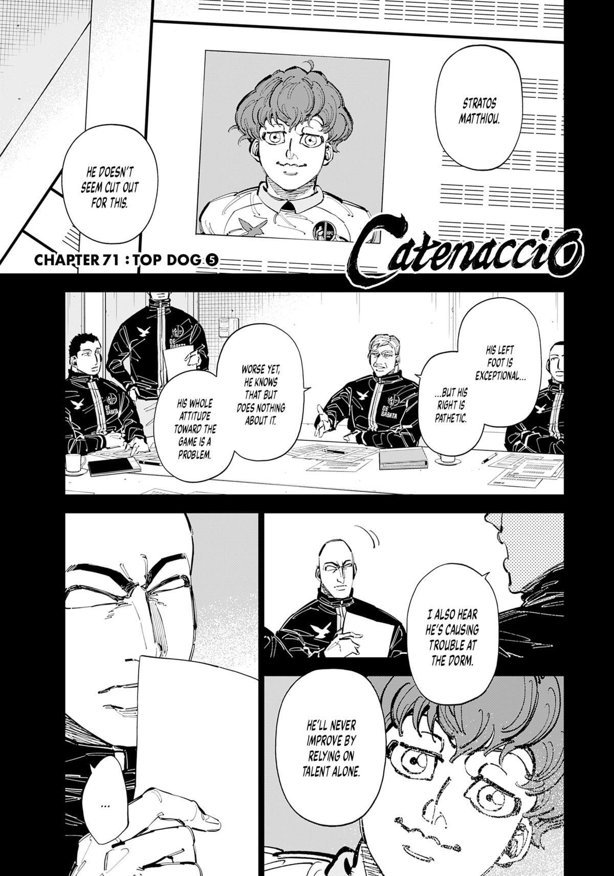Read Catenaccio Manga Online