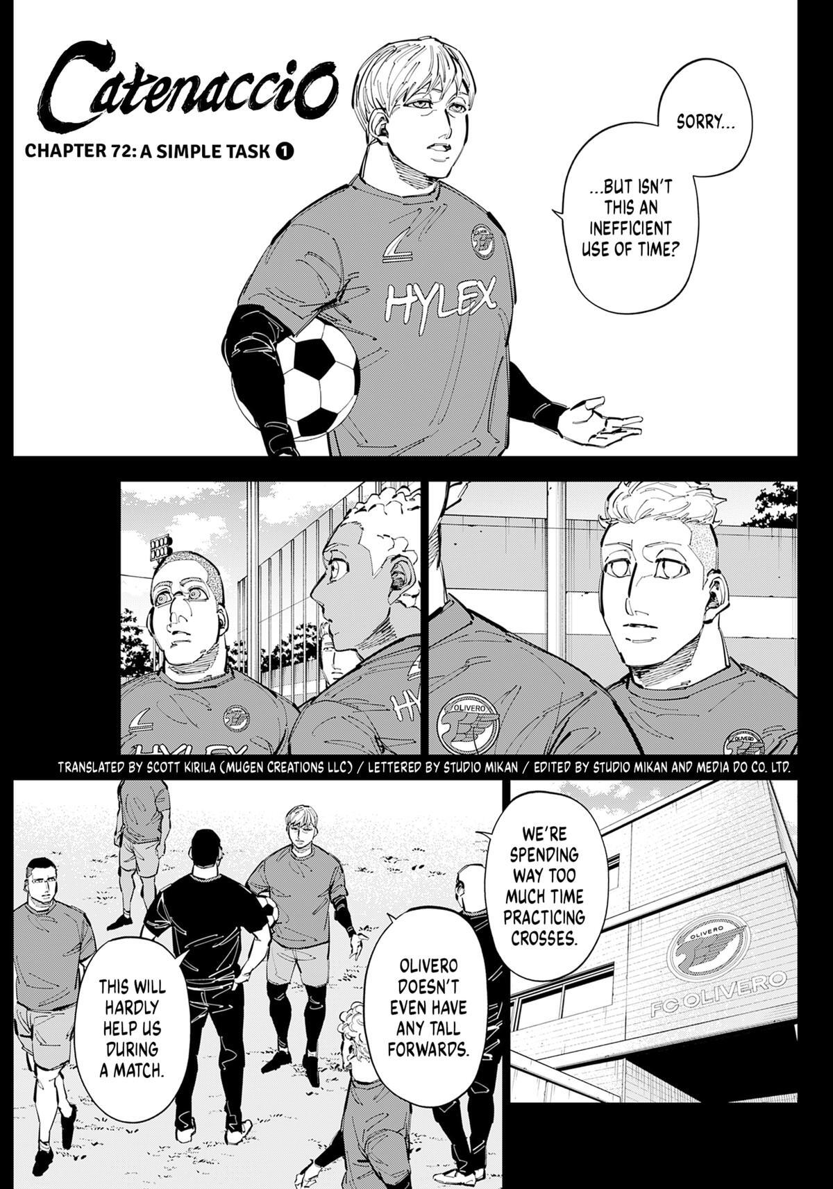 Read Catenaccio Manga Online