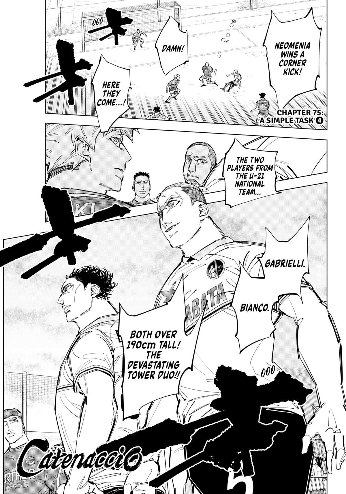 Read Catenaccio Manga Online