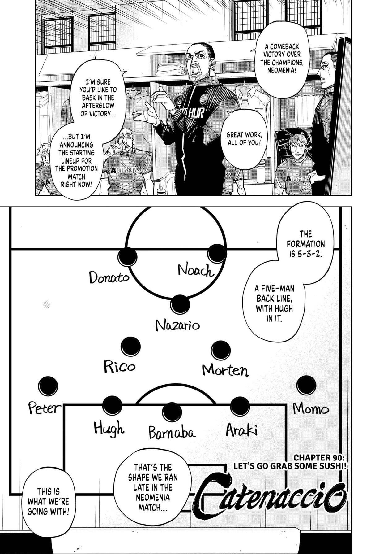Read Catenaccio Manga Online