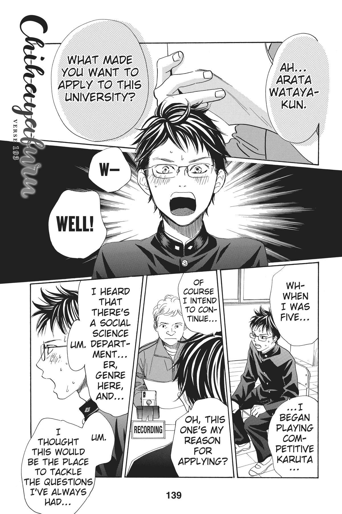 Read Chihayafuru Manga Online
