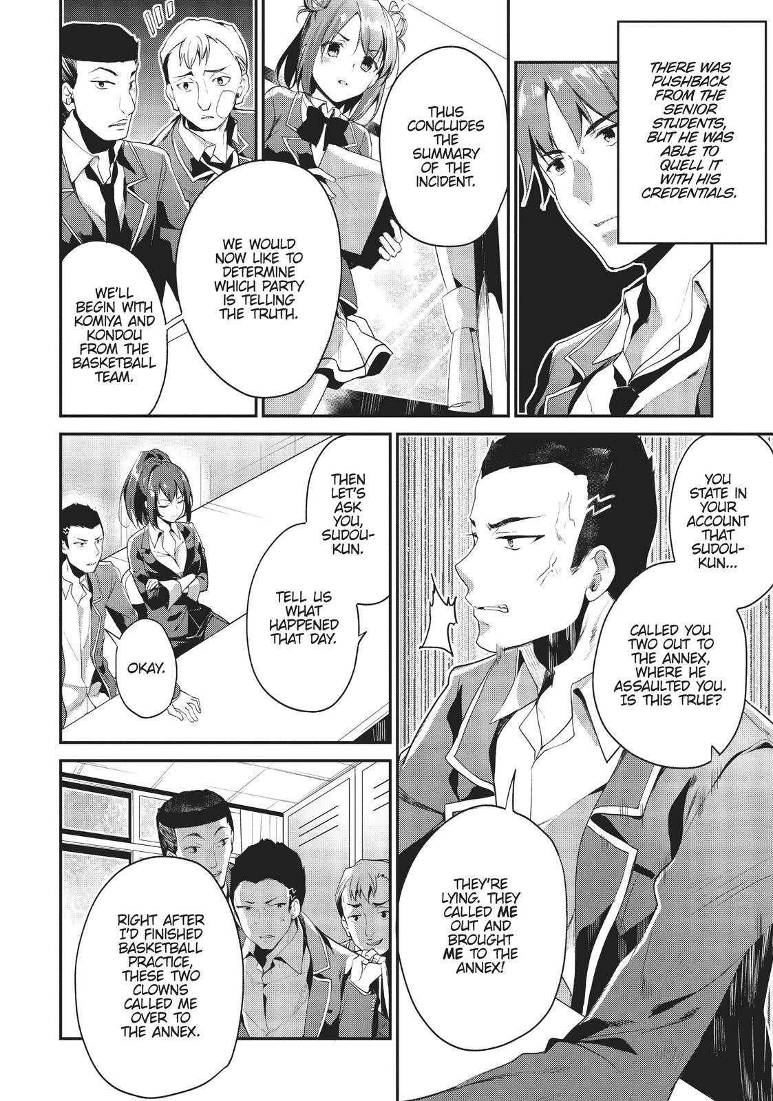 Read Classroom of the Elite Manga Online