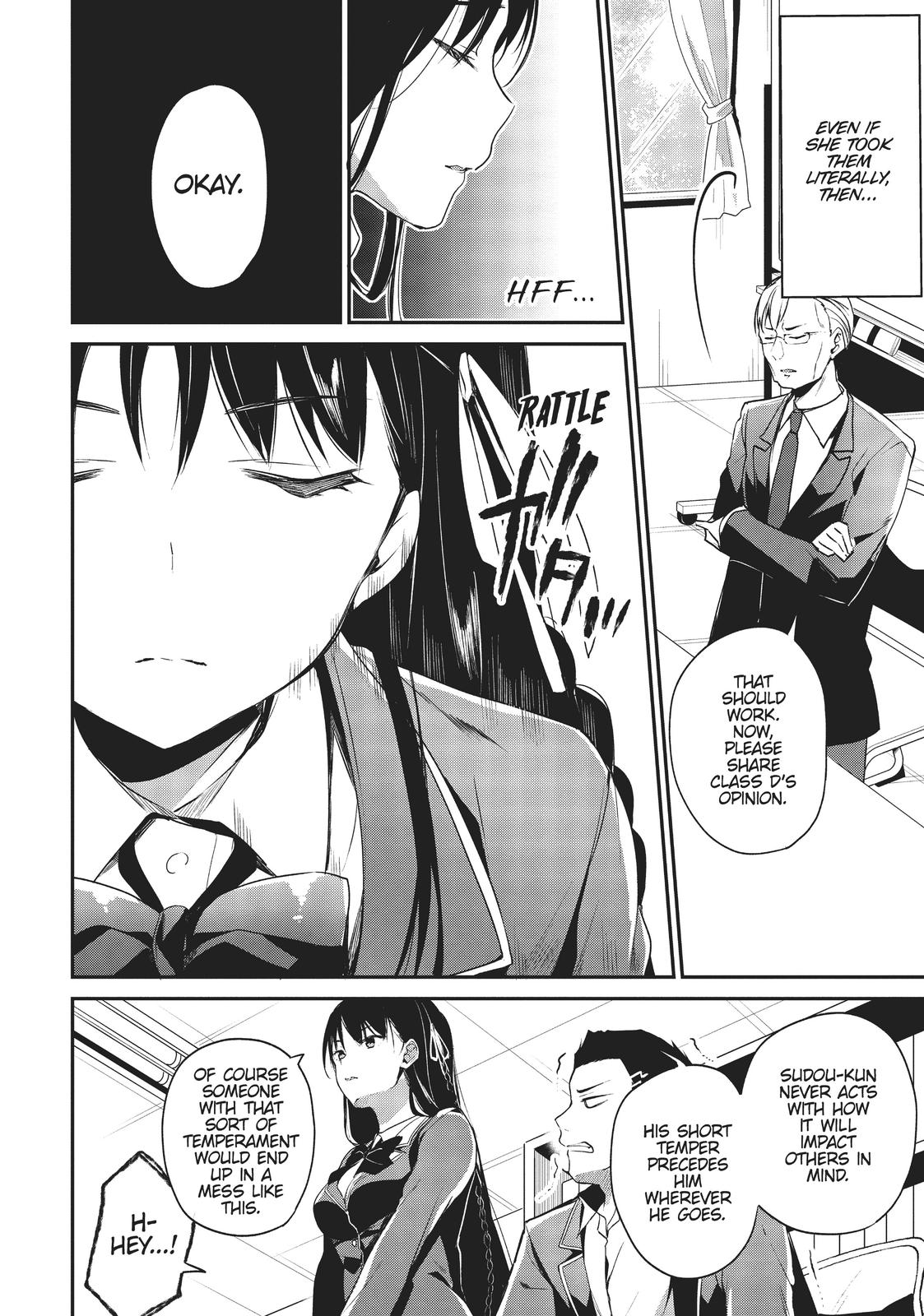 Read Classroom of the Elite Manga Online
