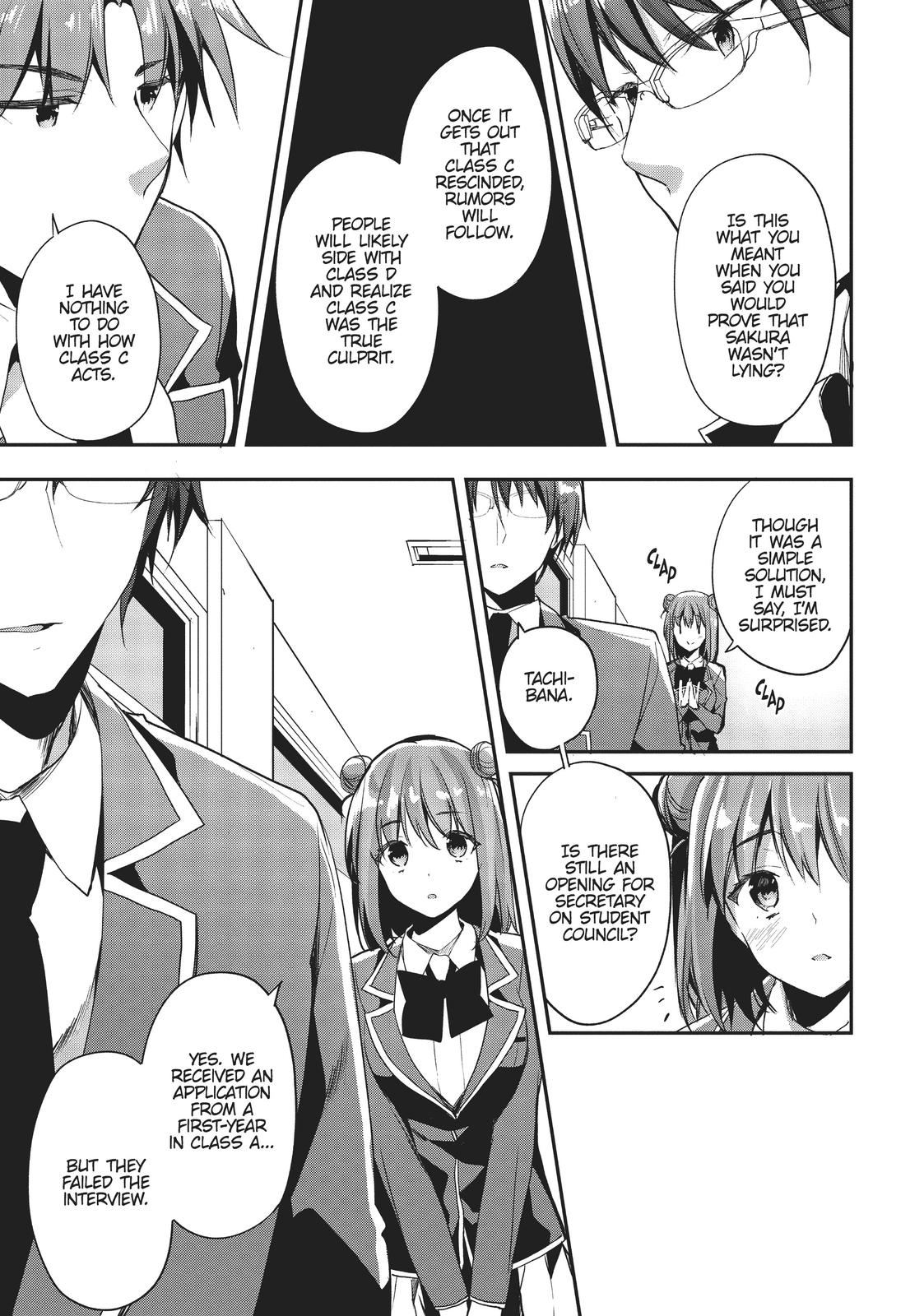 Read Classroom of the Elite Manga Online