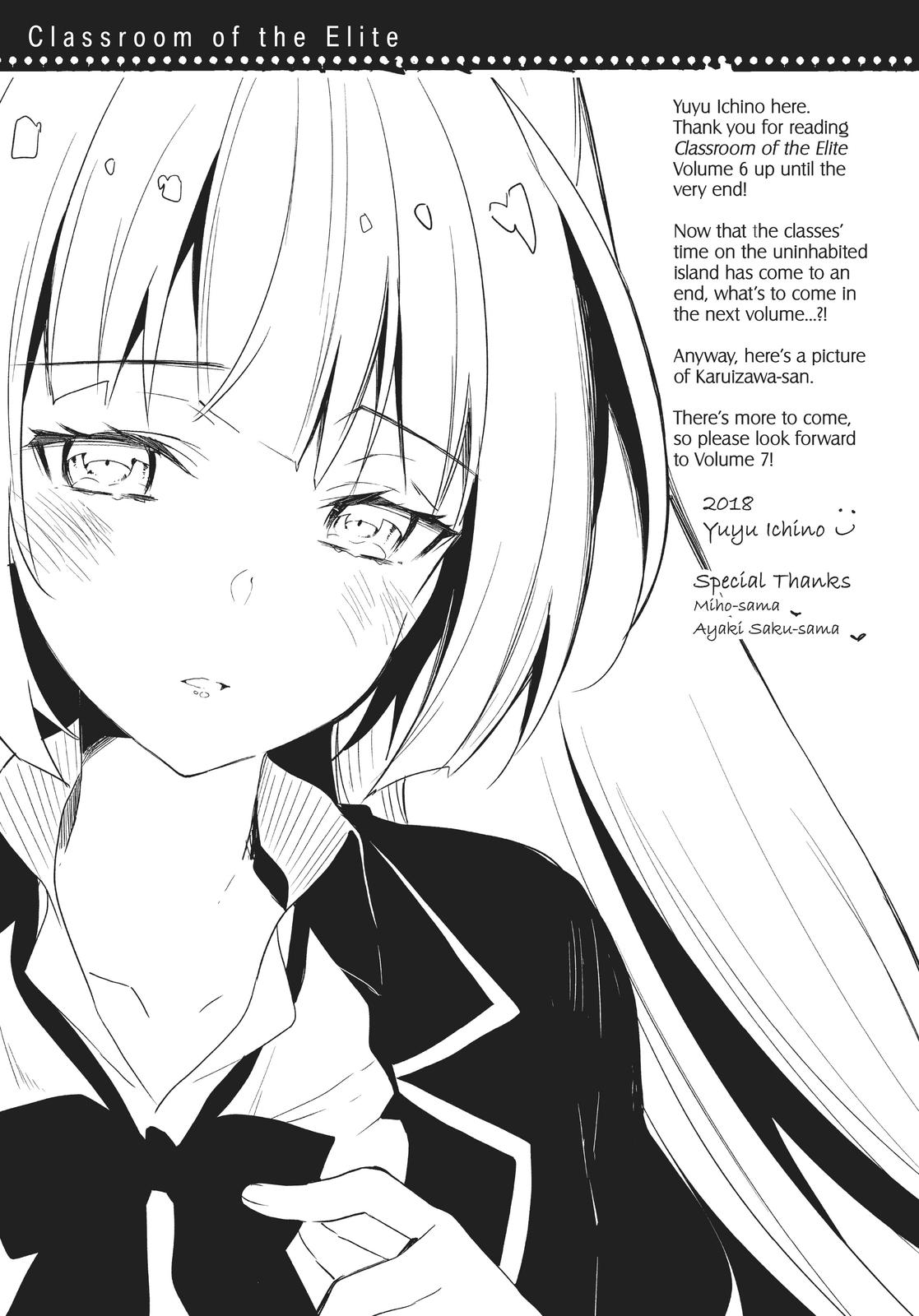 Read Classroom of the Elite Manga Online