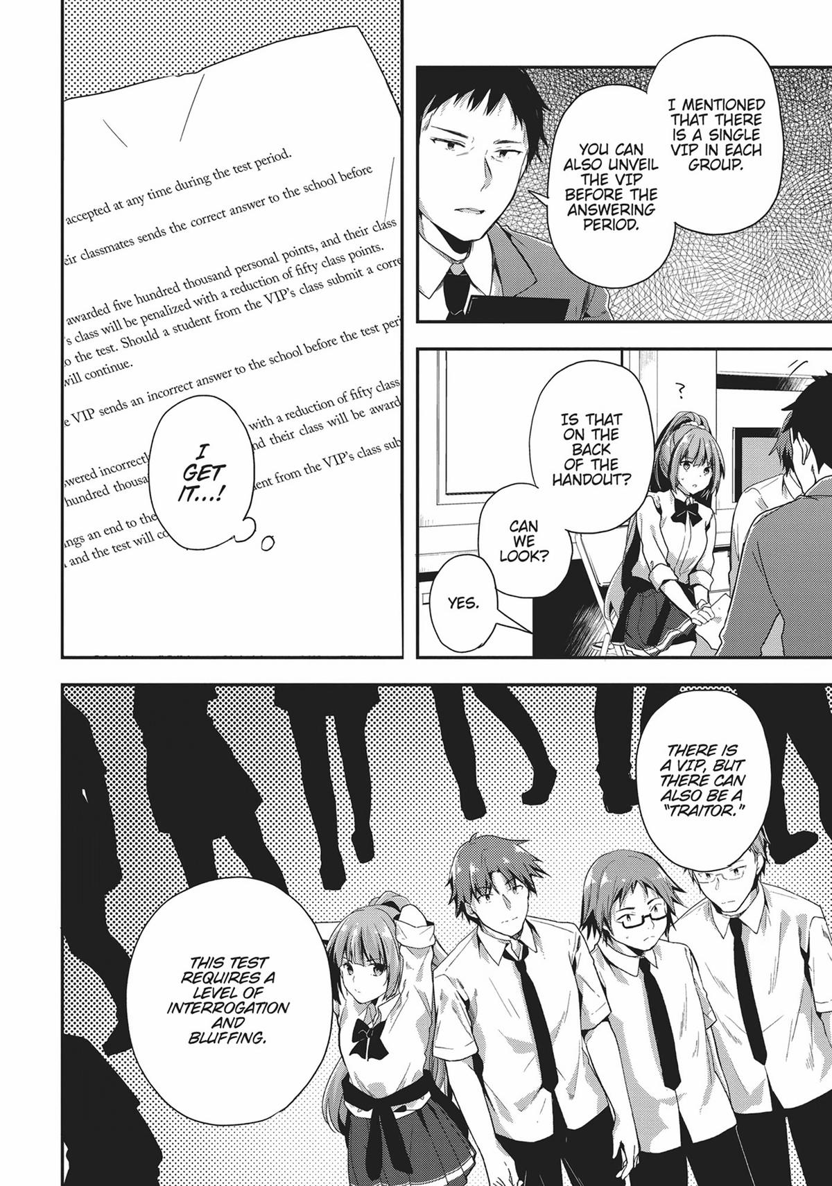 Read Classroom of the Elite Manga Online