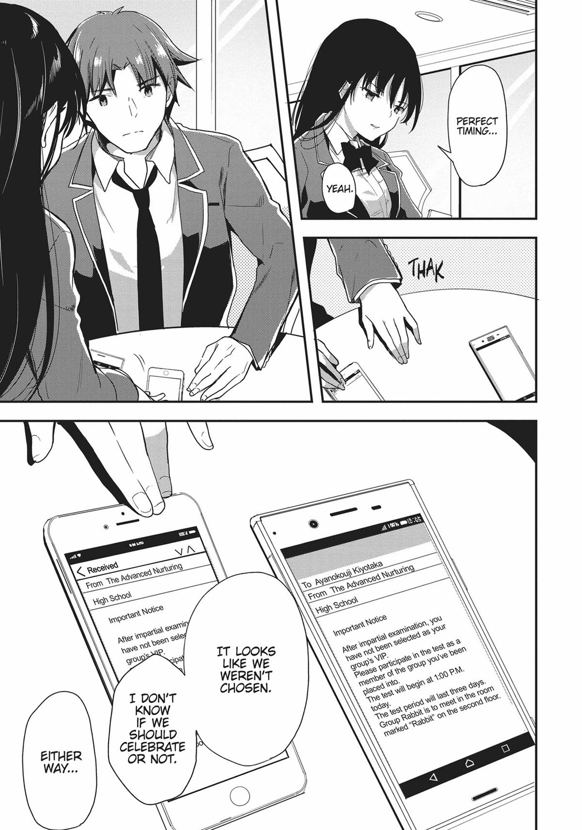 Read Classroom of the Elite Manga Online