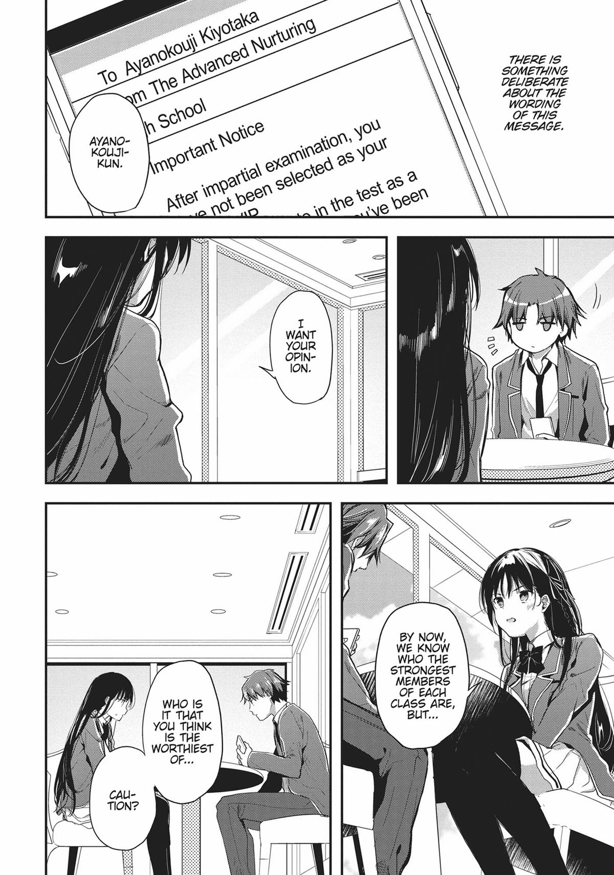 Read Classroom of the Elite Manga Online