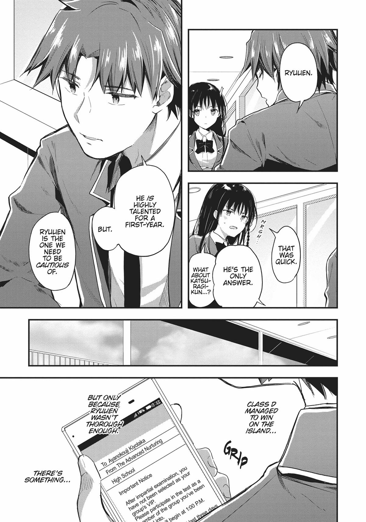 Read Classroom of the Elite Manga Online