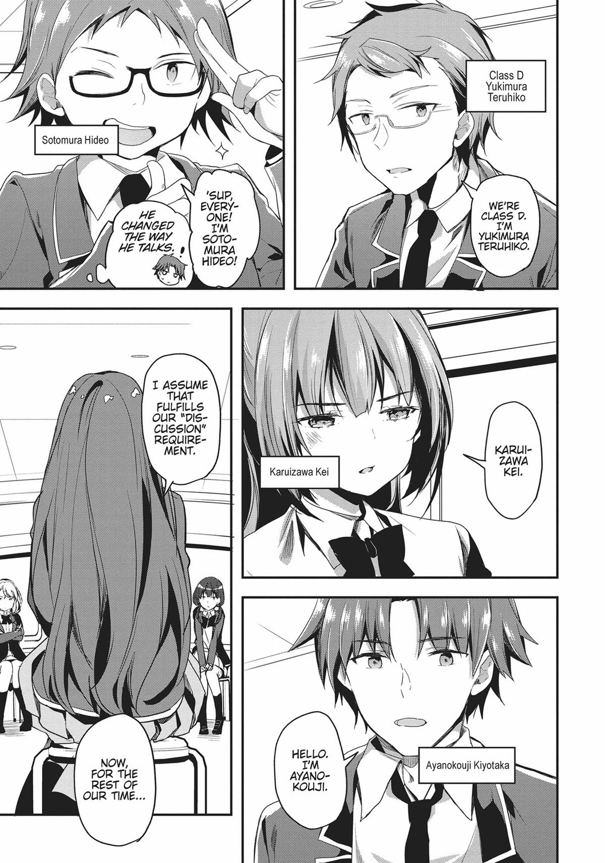Read Classroom of the Elite Manga Online