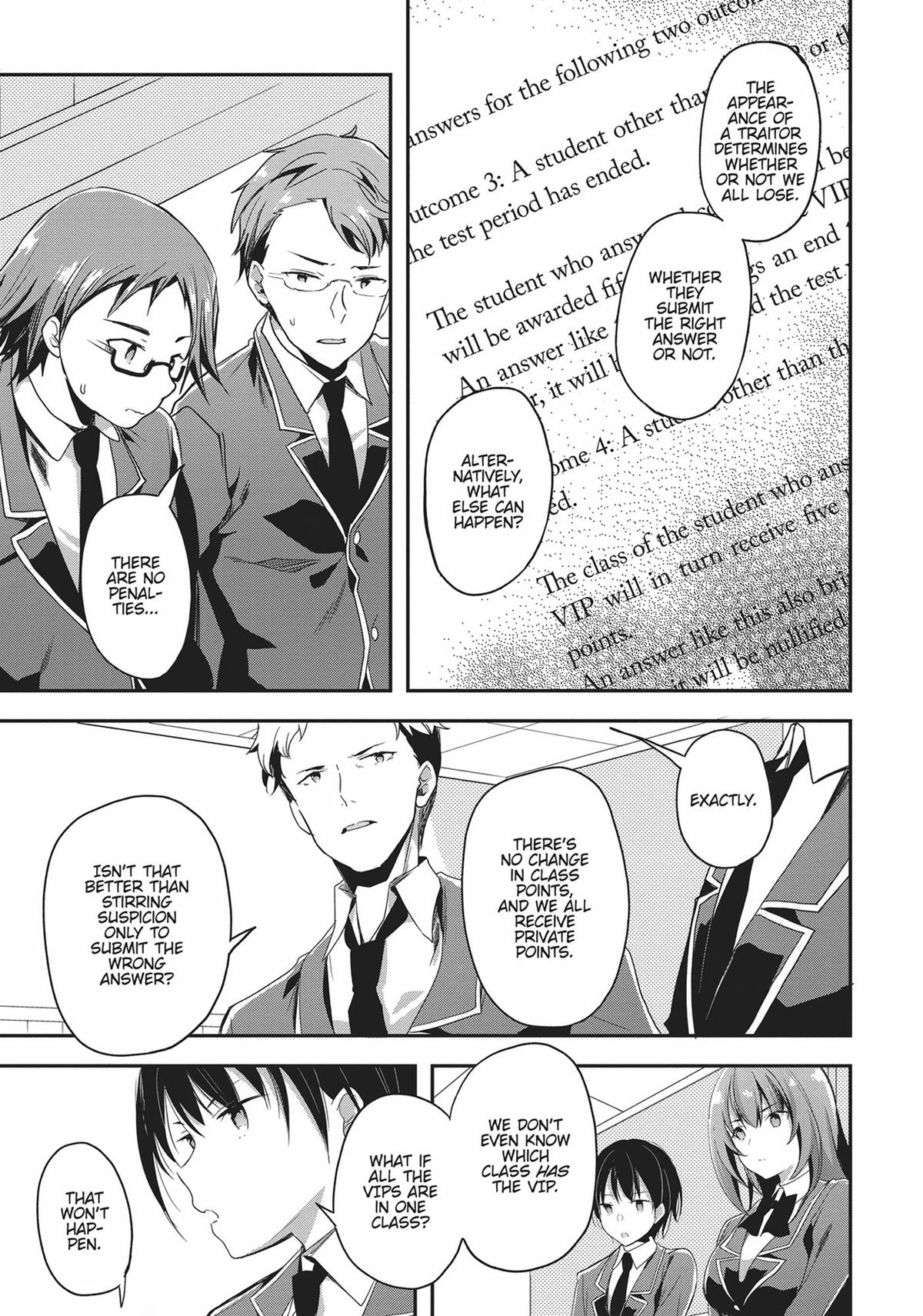 Read Classroom of the Elite Manga Online