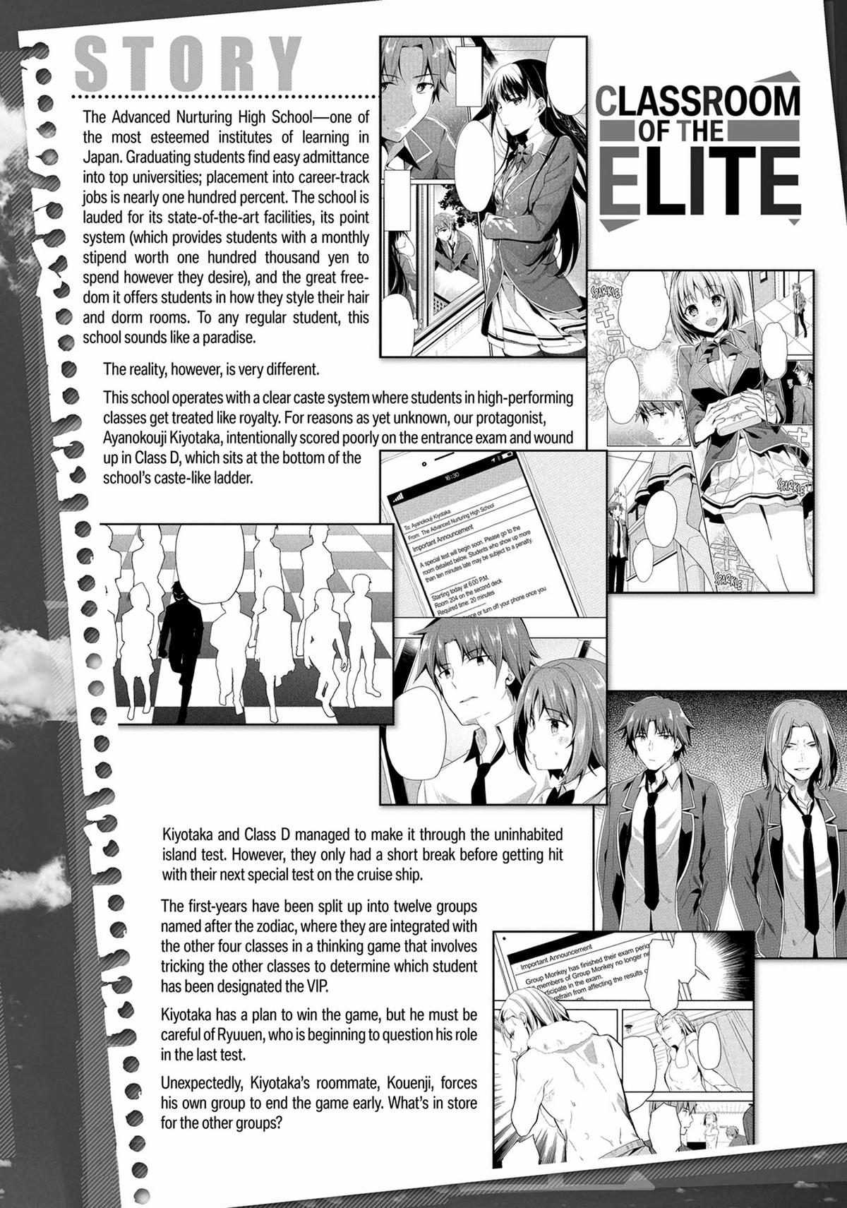 Read Classroom of the Elite Manga Online