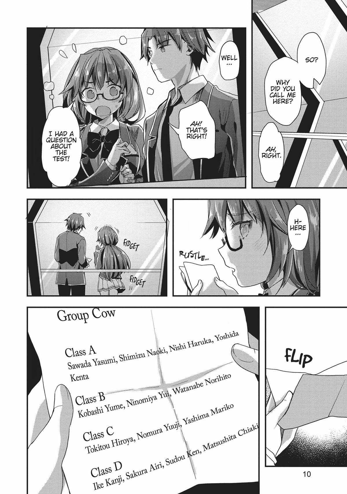 Read Classroom of the Elite Manga Online
