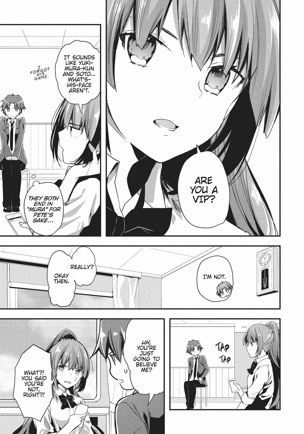 Read Classroom of the Elite Manga Online