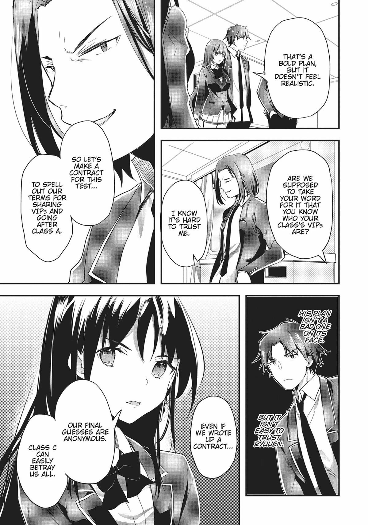 Read Classroom of the Elite Manga Online