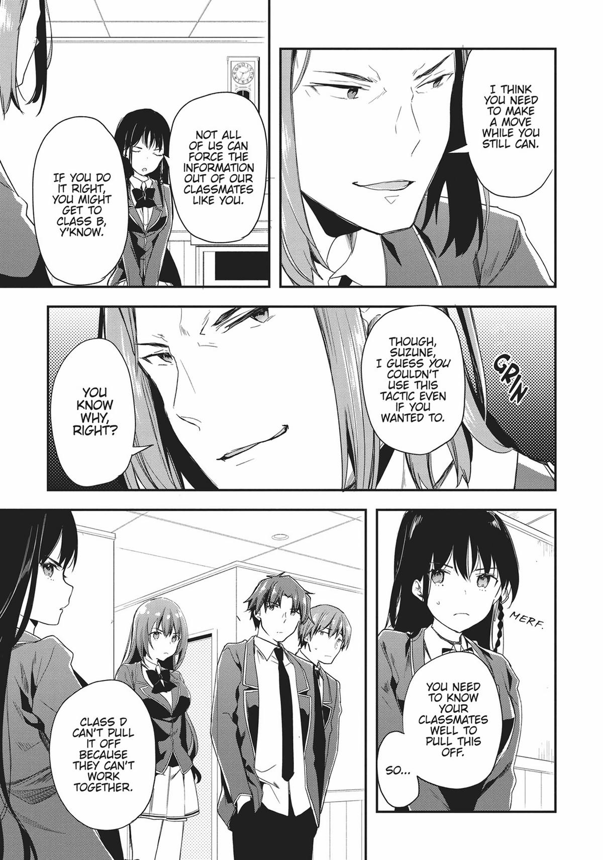 Read Classroom of the Elite Manga Online