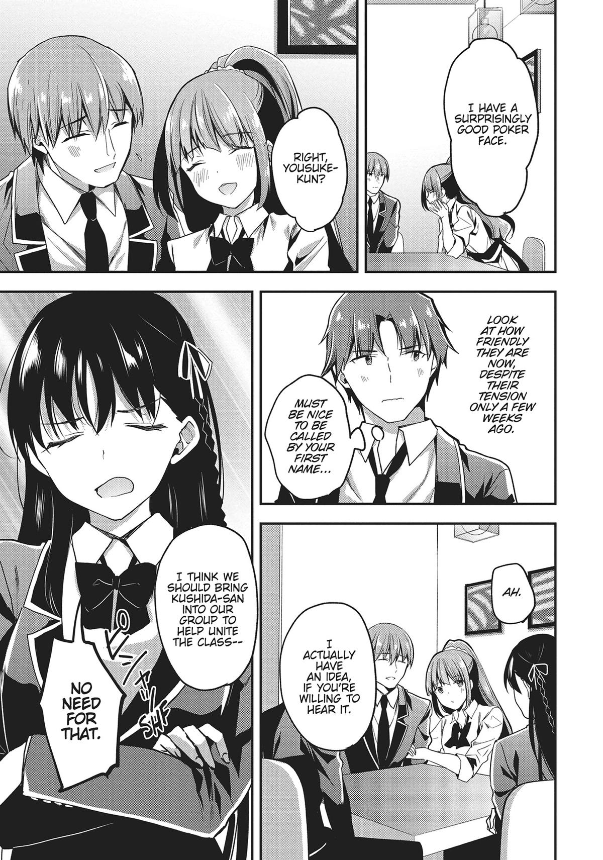 Read Classroom of the Elite Manga Online