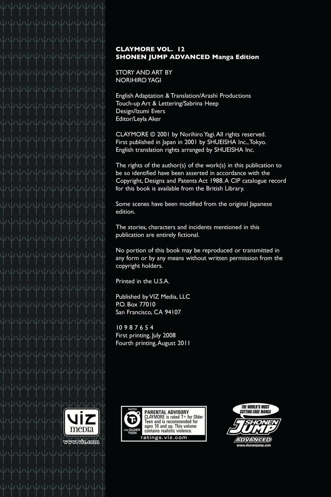 Read Claymore Manga Online