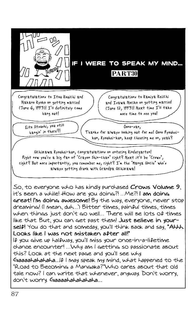 Read Crows Manga Online