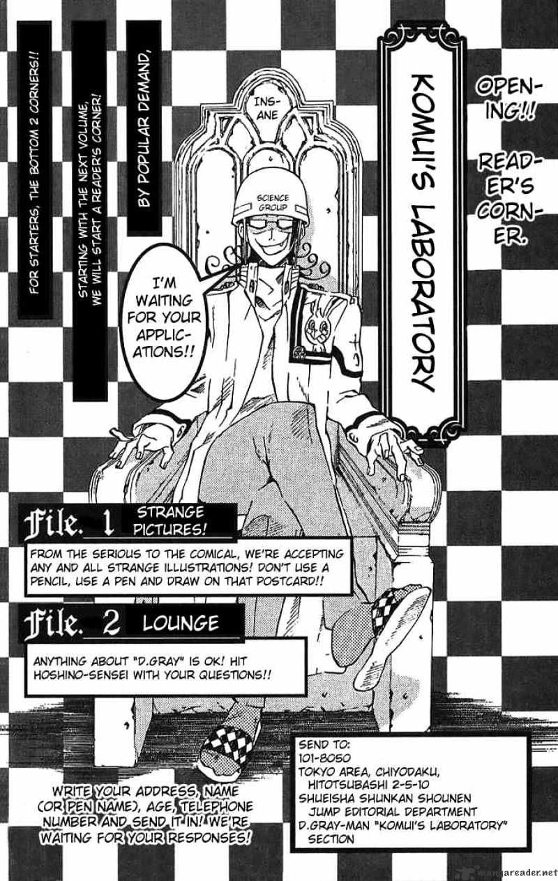 Read D.Gray-man Manga Online