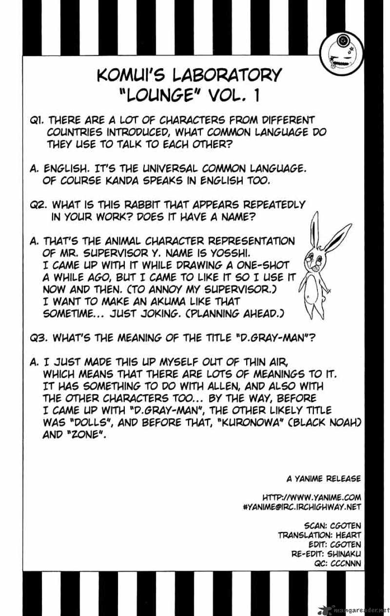 Read D.Gray-man Manga Online