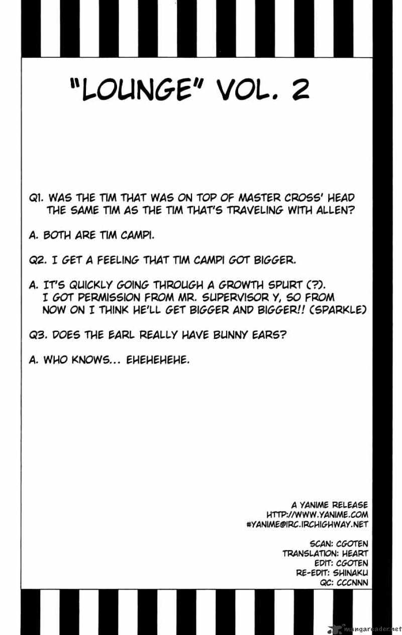 Read D.Gray-man Manga Online