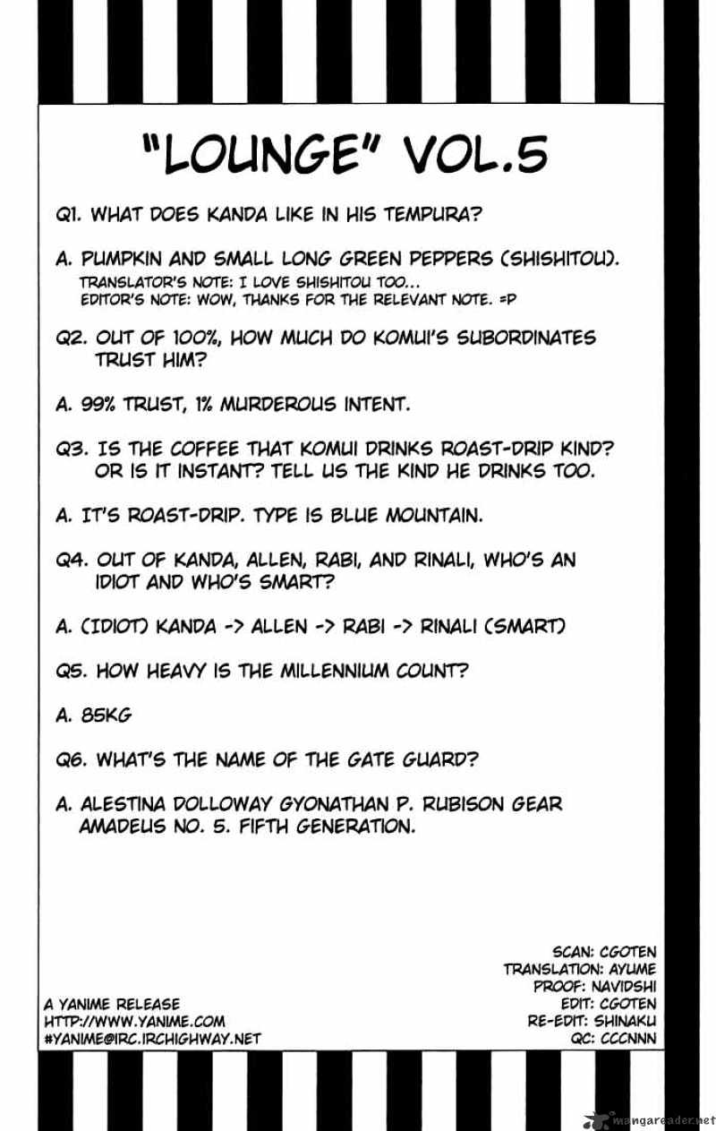 Read D.Gray-man Manga Online