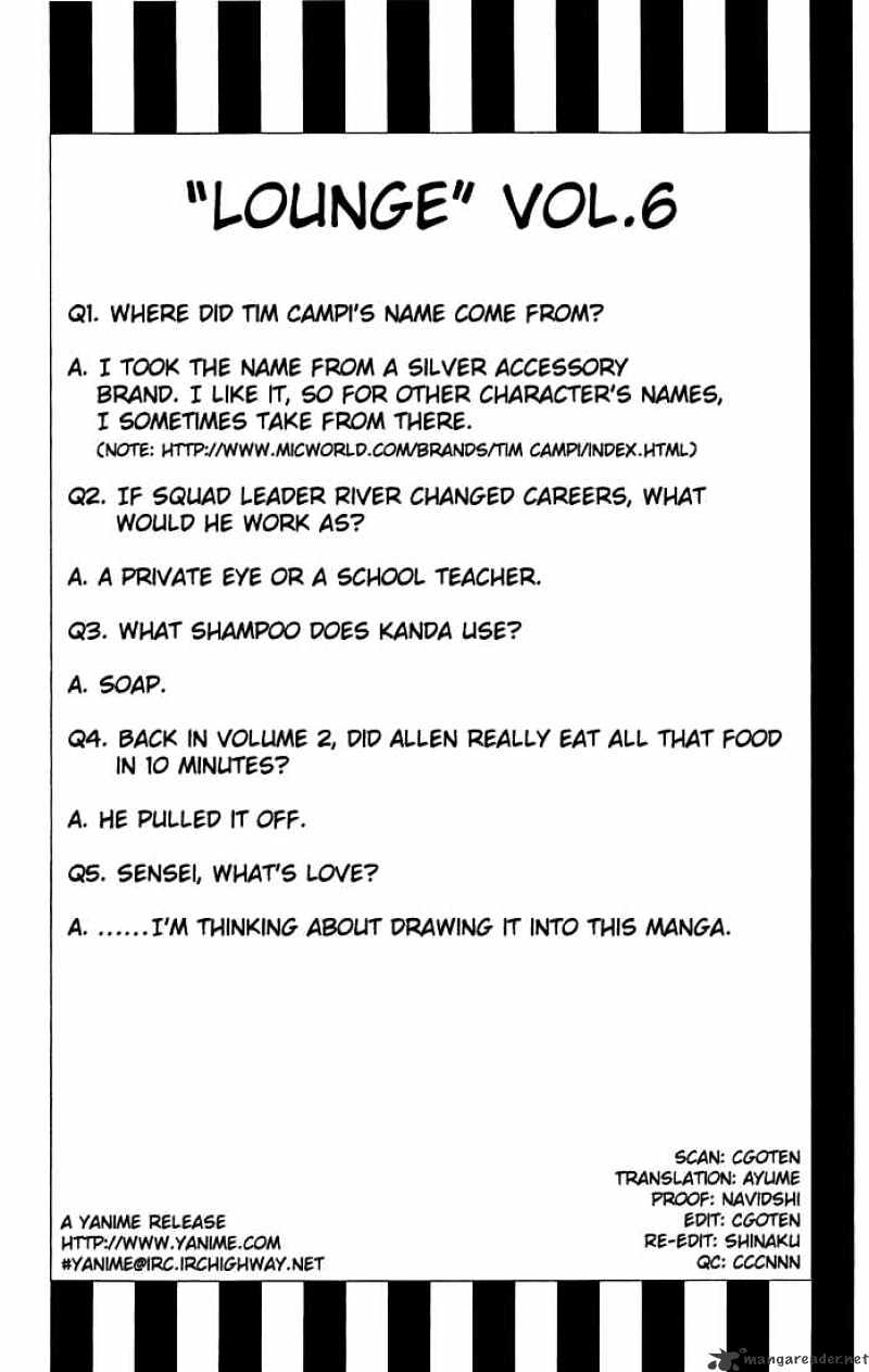 Read D.Gray-man Manga Online