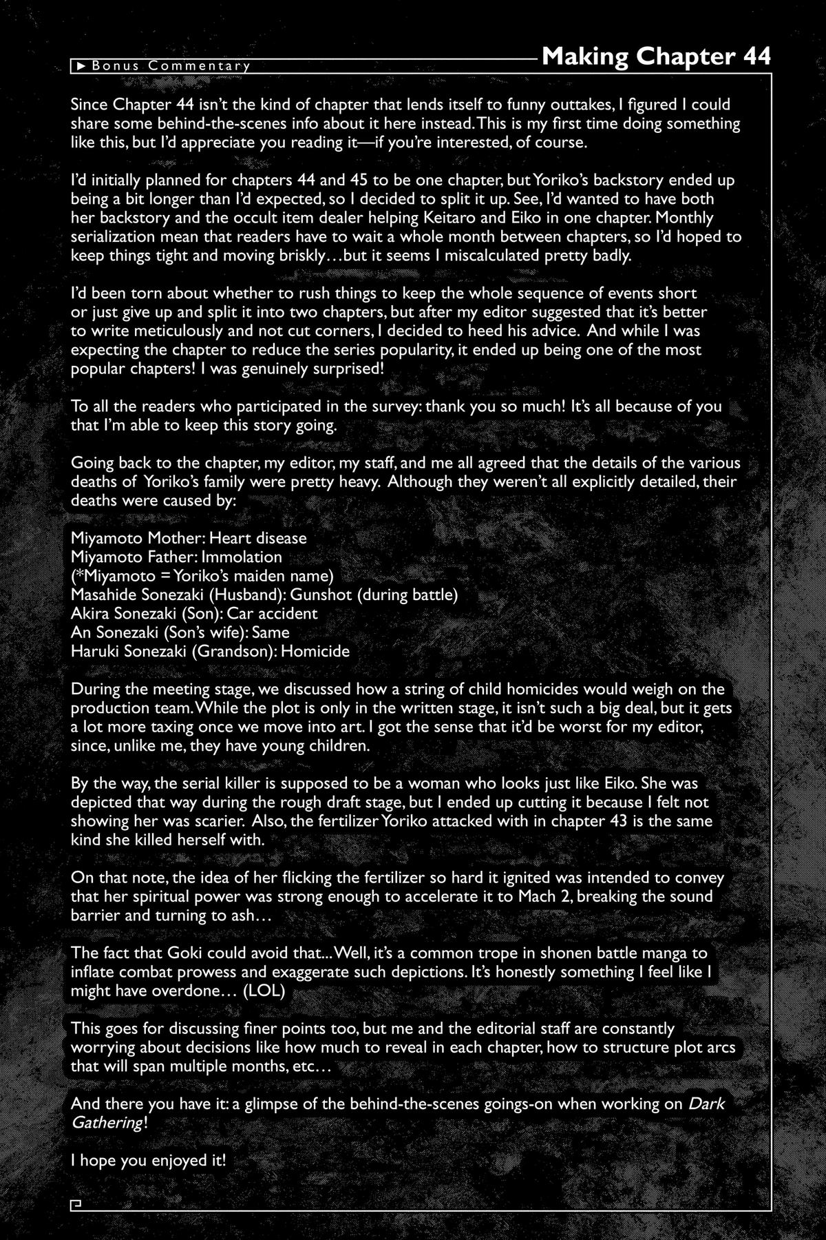 Read Dark Gathering Manga Online