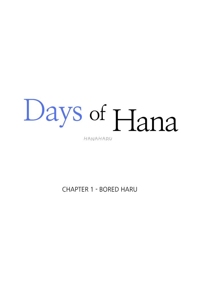 Read Days of Hana Manga Online
