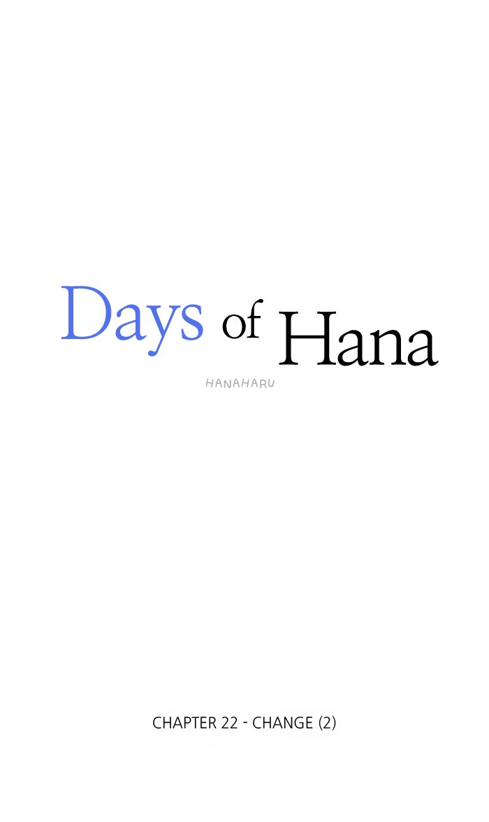 Read Days of Hana Manga Online
