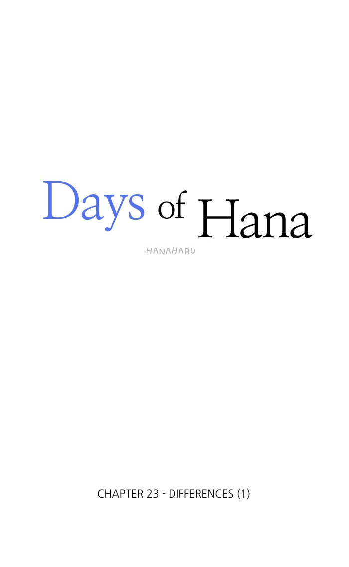 Read Days of Hana Manga Online