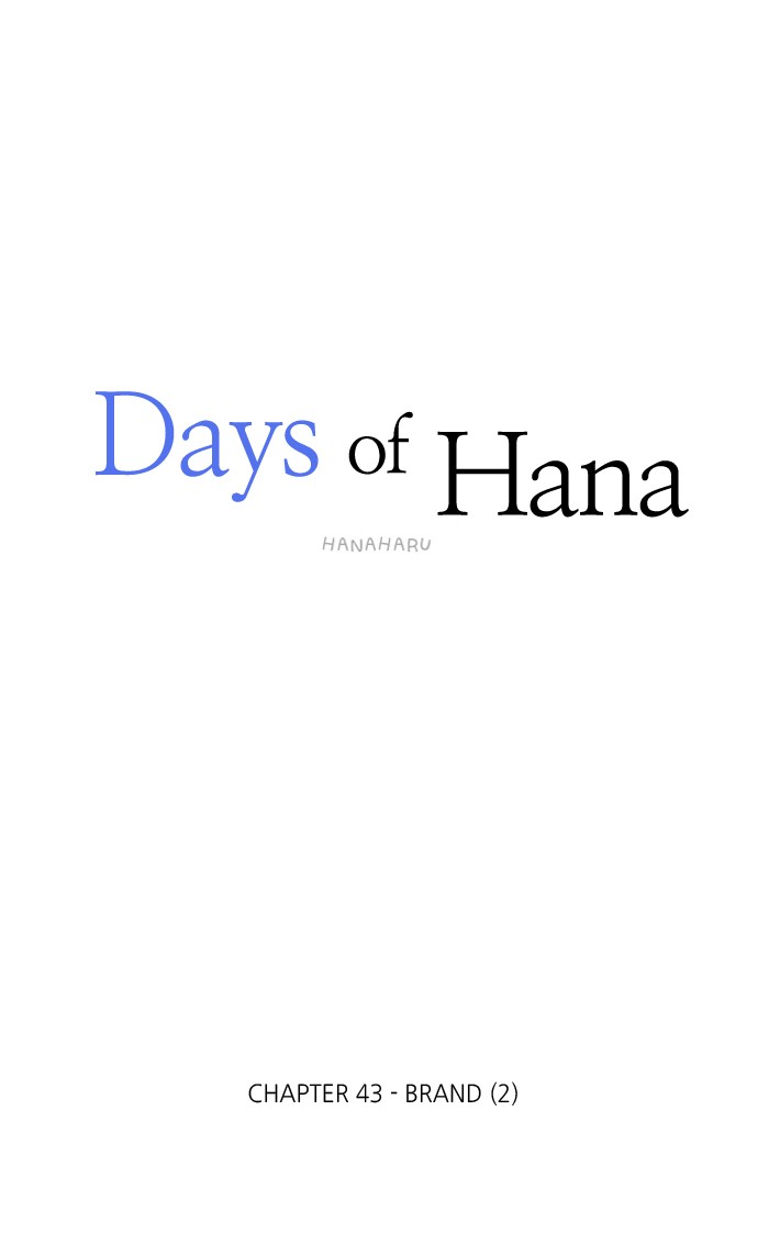 Read Days of Hana Manga Online